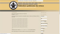 Capture Base de données de la Fédération Québécoise des Échecs